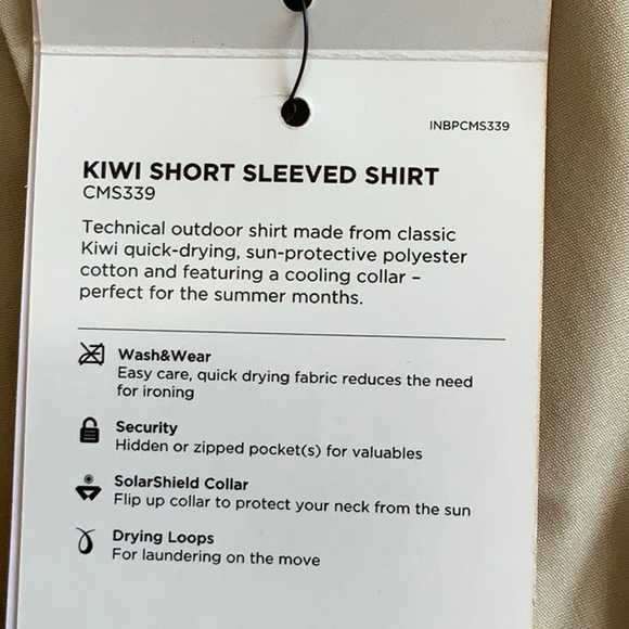 Craghoppers KIWI SHORT SLEEVE SHIRT - Oatmeal - Picture 16 of 16